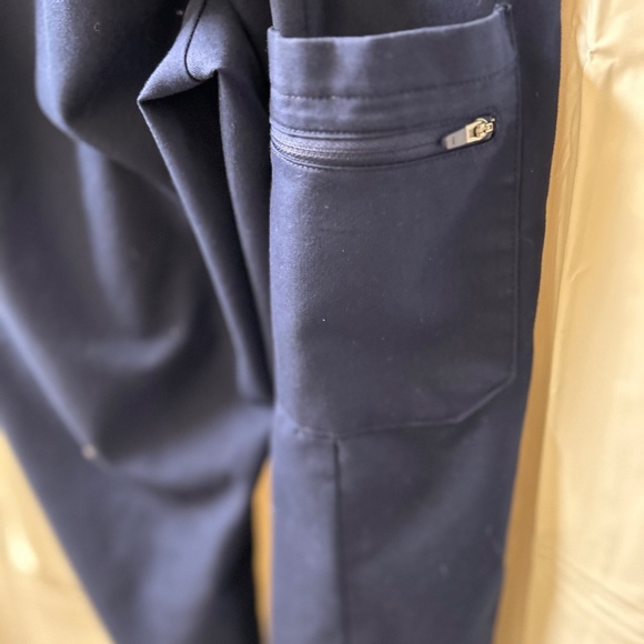 Hanes Cargo Navy Blue Scrub Pants - Picture 3 of 3